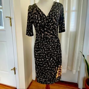 Black and white Ralph Lauren cocktail dress